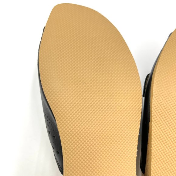 Worishofer Womens 251 Black Leather Slides Wedges Sandals Shoes 38 EU 7.5 - 8 US - Picture 11 of 15